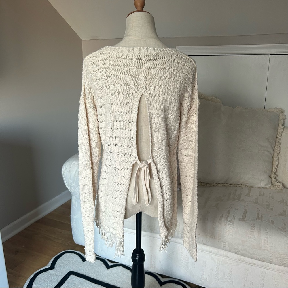 pam & gela open back sweater